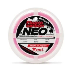 Momoi Hi-Catch NEO 0.52MM Fluorocarbon 30LBs Rosa Da 25M