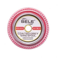 Sele Cavetto In Acciaio 20 LBs Bobina Da 10 Mt Per Terminali Da Pesca