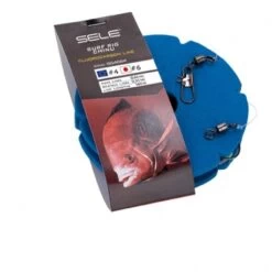 Sele Surf Rig Fluorocarbon N.8 Terminale Da Barca A Tre Braccioli