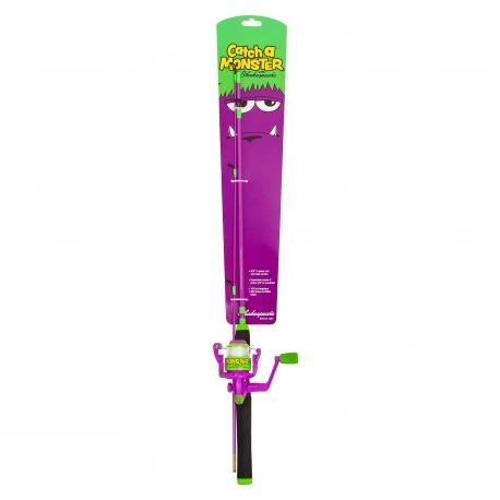 Shakespeare Catch A Monster Purple Spinning Combo Canna + Mulinello Per Bambini