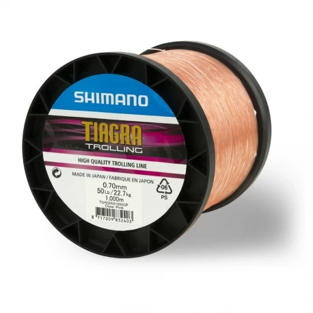 Shimano Tiagra Trolling 50LBs Nylon Rosa 0.70MM Da 1000M