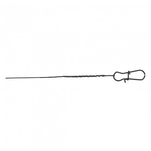 VMC Cavetto Blackflex C708 In Acciaio 40 Cm. Con Girella E Moschettone 26 LBs