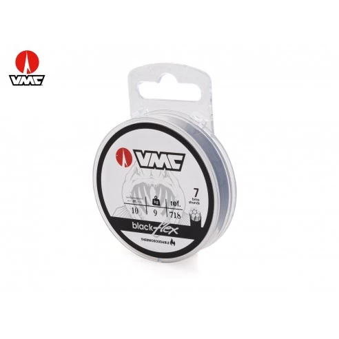 VMC Cavetto In Acciaio 15 LBs Blackflex C718 Bobina Da 10 Mt. Per Terminali Da Pesca